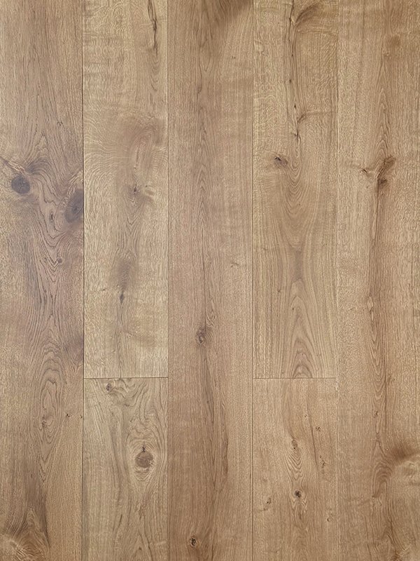Amara Auburn wide plank European oak engineered flooring with warm brown tones