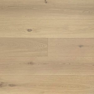 Laguna engineered hardwood flooring with light natural oak tones, visible knots, and grain variation
